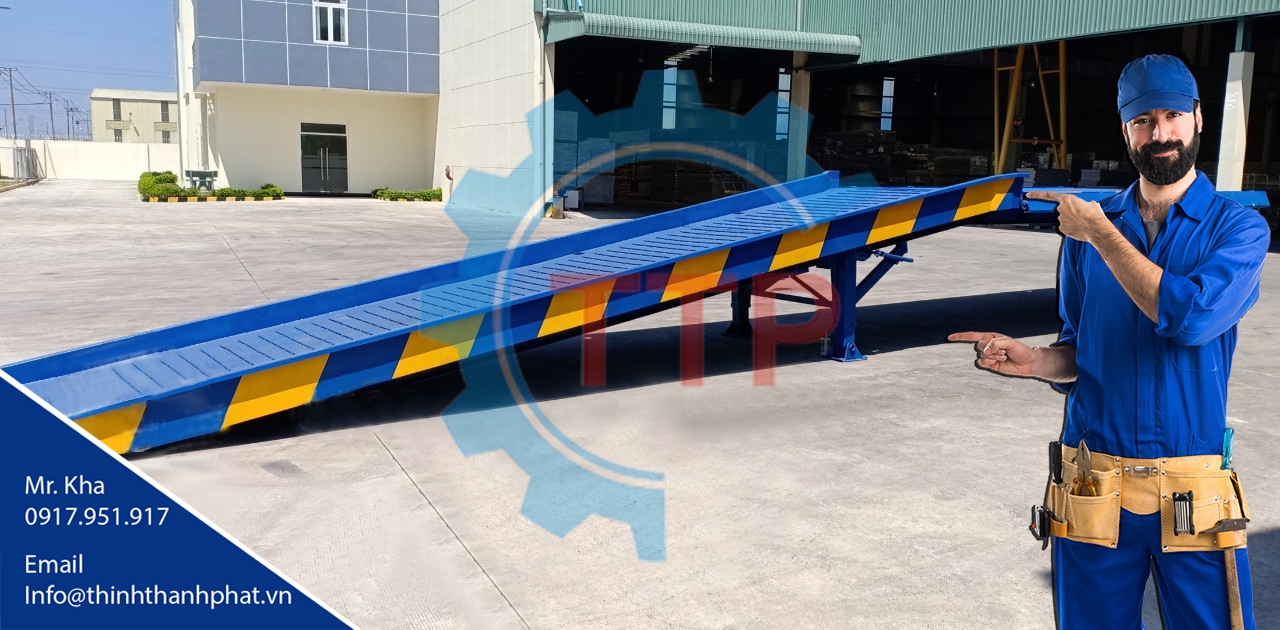 Cầu xe nâng di động (Container loading ramp)